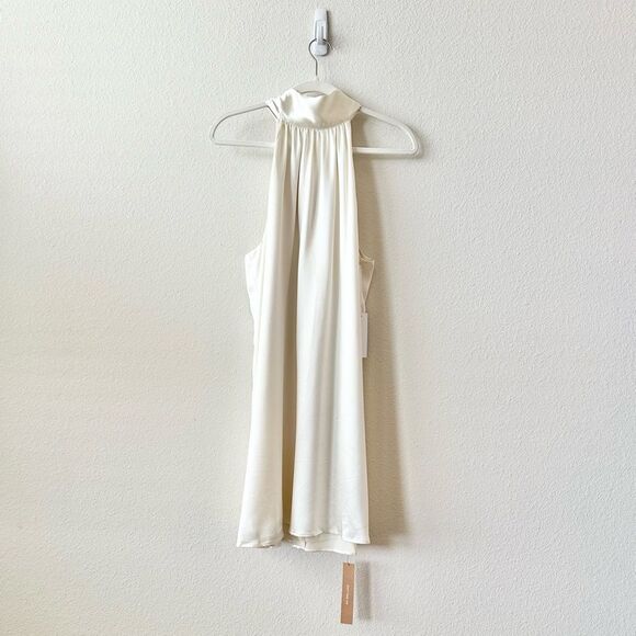 NWT REFORMATION Corinth Silk Dress in Ivory Size XL - Picture 4 of 11